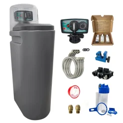 Toodo Adoucisseur Eau 25L Fleck 5600 MV Mécanique Volumétrique Complet Avec Accessoires Fabriqué En France
