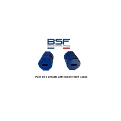 Bsf Station De Filtration-Aimant Anti Calcaire Magnétique 5200 Gauss - pack de 2 aimants anti tartre adoucisseur d'eau - la qualité de la marque françai
