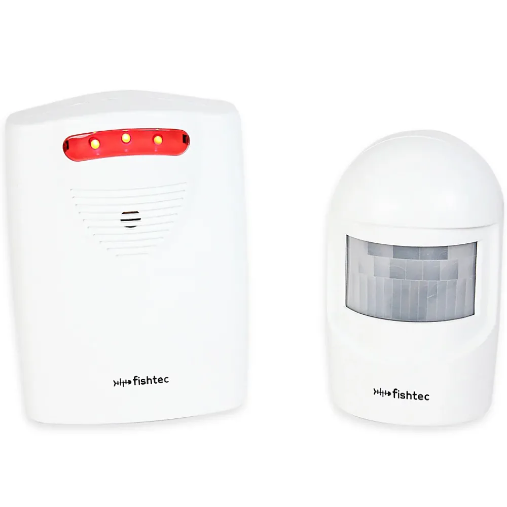 Fishtec Alarme Sans Fil-Alarme Détecteur de Présence - Carillon - 90 dB