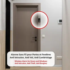 Fishtec Alarme Sans Fil-Alarme Porte et Fenêtre