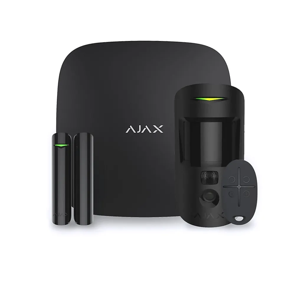 Ajax Alarme Sans Fil-Alarme Maison Hub 2 Noir - Kit 1