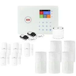 Lifebox Alarme Sans Fil-Alarme maison connectée 4G sans fil wifi et gsm amazone - - kit animal 5