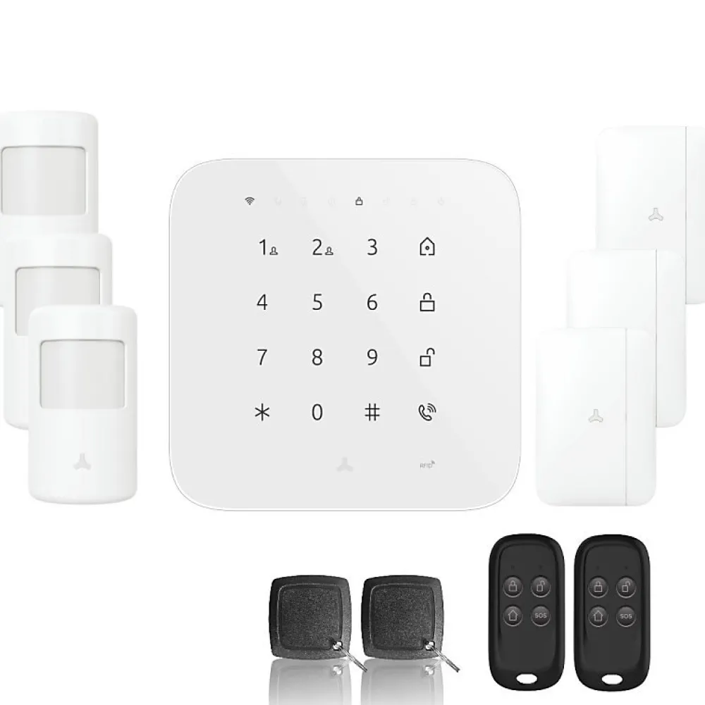Lifebox Alarme maison wifi et gsm 4g sans fil connectée casa- kit 3