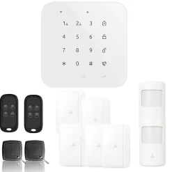 Lifebox Alarme Sans Fil-Alarme maison wifi et gsm 4g sans fil connectée casa- kit 6
