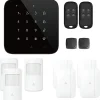 Lifebox Alarme maison wifi et gsm 4G sans fil connectée Casa Noire - kit 5