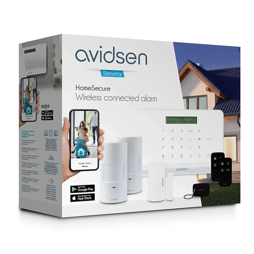 Avidsen Alarme Sans Fil Connectée Home Secure
