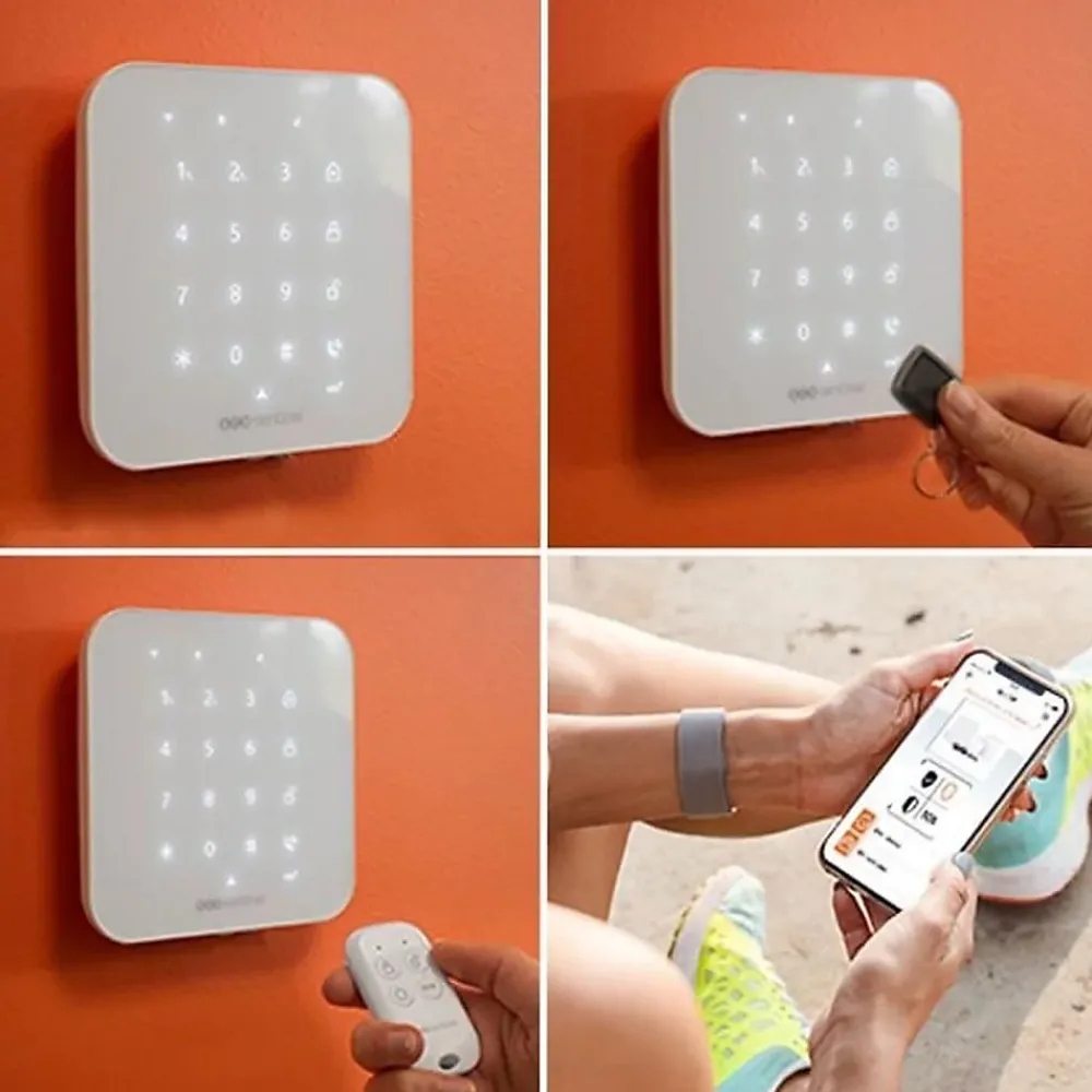 SCS Sentinel Alarme Sans Fil-Alarme sans fil connectée Wi-Fi et GSM 4G - KitAlarm -