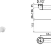 Alca Siphon de salle de bain 5/4' x DN40 (A434)
