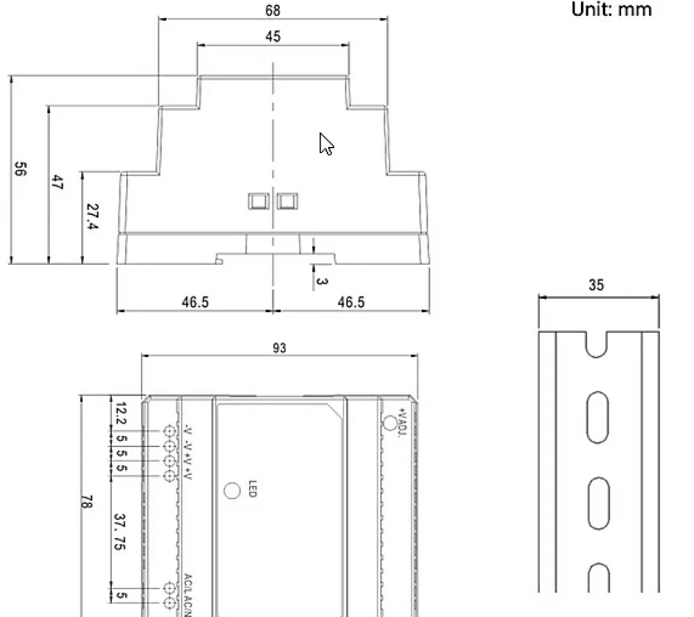 BT SECURITY Alimentation modulaire 24v - 2,5a