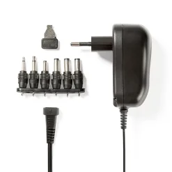 Nedis Alimentation 3 à 12V 1A - 6 embouts