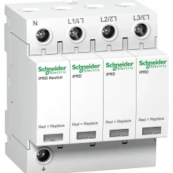 Schneider Electric A9l40601 Schneider - Parafoudre Triphasé + Neutre De Type 2 Iprd40r - 40ka - Report De Signalisation