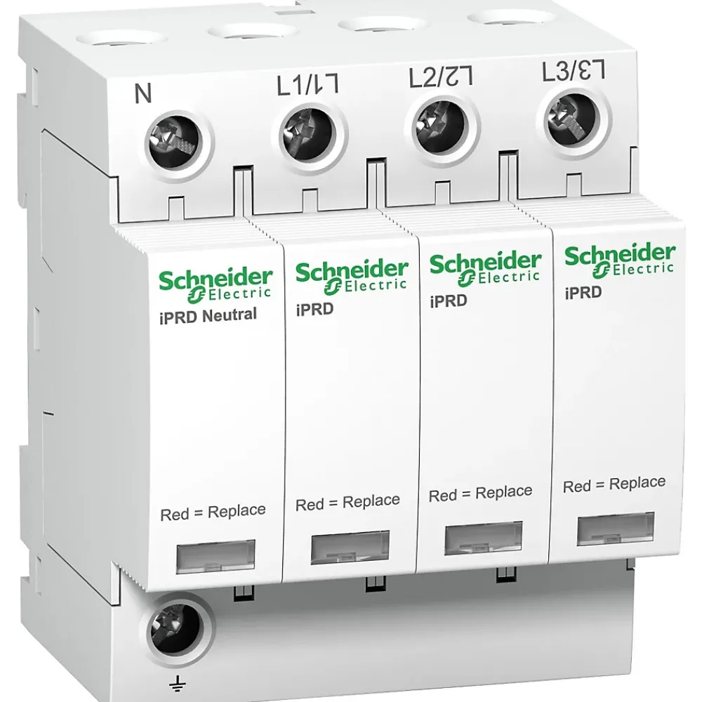 Schneider Electric A9l20600 Schneider - Parafoudre Triphasé + Neutre De Type 2 - Iprdr20 - 20ka