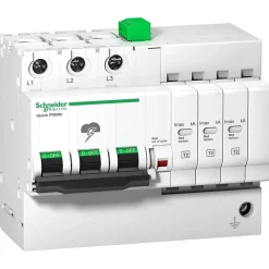 Schneider Electric Parafoudre-A9l16296 Schneider - Parafoudre Triphasé De Type 2 Autoprotégé - 20ka - Report De Signalisation
