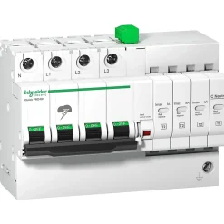 Schneider Electric A9l16294 Schneider - Parafoudre Triphasé + Neutre De Type 2 Autoprotégé - 40ka - Report De Signalisation