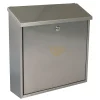 Amig Boîte Aux Lettres 2 Portes-- Boîte aux lettres 3 INOX - 370 x 360 x 100 mm - Acier inoxydable - Inoxydable