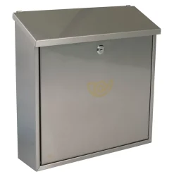 Amig Boîte Aux Lettres 2 Portes-- Boîte aux lettres 3 INOX - 370 x 360 x 100 mm - Acier inoxydable - Inoxydable