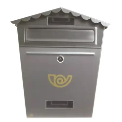 Amig Boîte Aux Lettres 2 Portes-- Boîte aux lettres 1 INOX - 360 x 335 x 110 mm - Acier inoxydable - Inoxydable