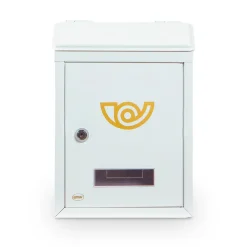 Amig - Boîte aux lettres 2 MINI - 295 x 210 x 62 mm - Acier - Blanc