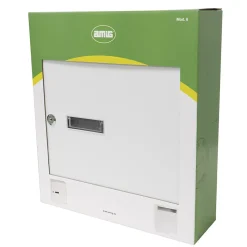 Amig - Boîte aux lettres 6 - 400 x 360 x 100 mm - Acier - Blanc
