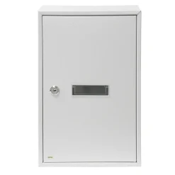 Amig Boîte Aux Lettres 2 Portes-- Boîte aux lettres 5 - 400 x 250 x 100 mm - Acier - Blanc