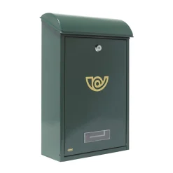 Amig Boîte Aux Lettres 2 Portes-- Boîte aux lettres 2 - 400 x 250 x 100 mm - Acier - Vert
