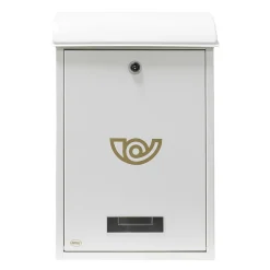 Amig - Boîte aux lettres 2 - 400 x 250 x 100 mm - Acier - Blanc