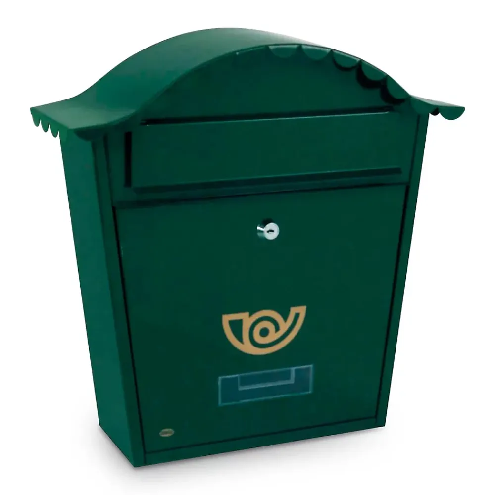 Amig Boîte Aux Lettres 2 Portes-- Boîte aux lettres 1 - 370 x 360 x 105 mm - Acier - Vert