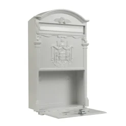 Amig - Boîte aux lettres 4 - 400 x 240 x 80 mm - Aluminium - Blanc