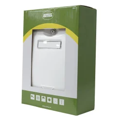 Amig Boîte Aux Lettres 2 Portes-- Boîte aux lettres 7 - 345 x 240 x 105 mm - Plastique - Blanc