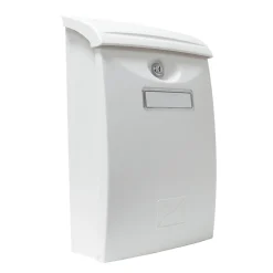 Amig Boîte Aux Lettres 2 Portes-- Boîte aux lettres 7 - 345 x 240 x 105 mm - Plastique - Blanc