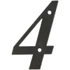 Amig Chiffre Et Lettre Pour Maison-- Chiffres - 4'' - 100 mm - Acier - Noir