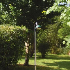 Amig - Douche de jardin R38 - 2,35 m - Aluminium - Vert pistache