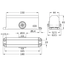Amig - Ferme-porte 777 - Force 2/3/4 - Aluminium - Argent