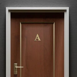 Amig Chiffre Et Lettre Pour Maison-- Lettres laiton - 4'' - 100 mm - Laiton - Poli