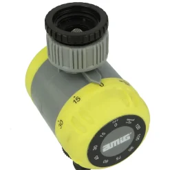 Amig Tube Et Raccord Multicouche-- Programmateur d'arrosage manuel R42 - 60 x 80 mm - ABS + Caoutchouc - Vert pistache-Noir