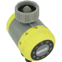 Amig Tube Et Raccord Multicouche-- Programmateur d'arrosage manuel R42 - 60 x 80 mm - ABS + Caoutchouc - Vert pistache-Noir