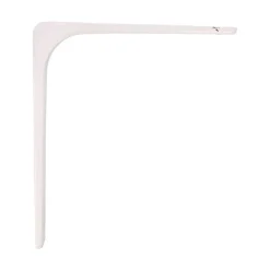 Amig Equerre De Fixation-- Équerre 2 - 350 x 250 mm (14'' x 10'') - Acier - Blanc