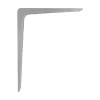 Amig Equerre De Fixation-- Équerre 4 - 150 x 100 mm (6'' x 4'') - Aluminium - Gris métalisé