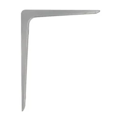 Amig Equerre De Fixation-- Équerre 4 - 150 x 100 mm (6'' x 4'') - Aluminium - Gris métalisé