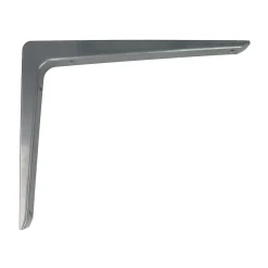 Amig Equerre De Fixation-- Équerre 4 - 150 x 100 mm (6'' x 4'') - Aluminium - Gris métalisé