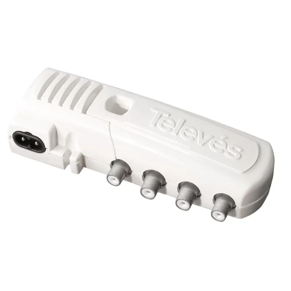 Televes Amplificateur Tv-Amplificateur intérieur automatique TV 3 sorties + filtre - Fiche FR/SH