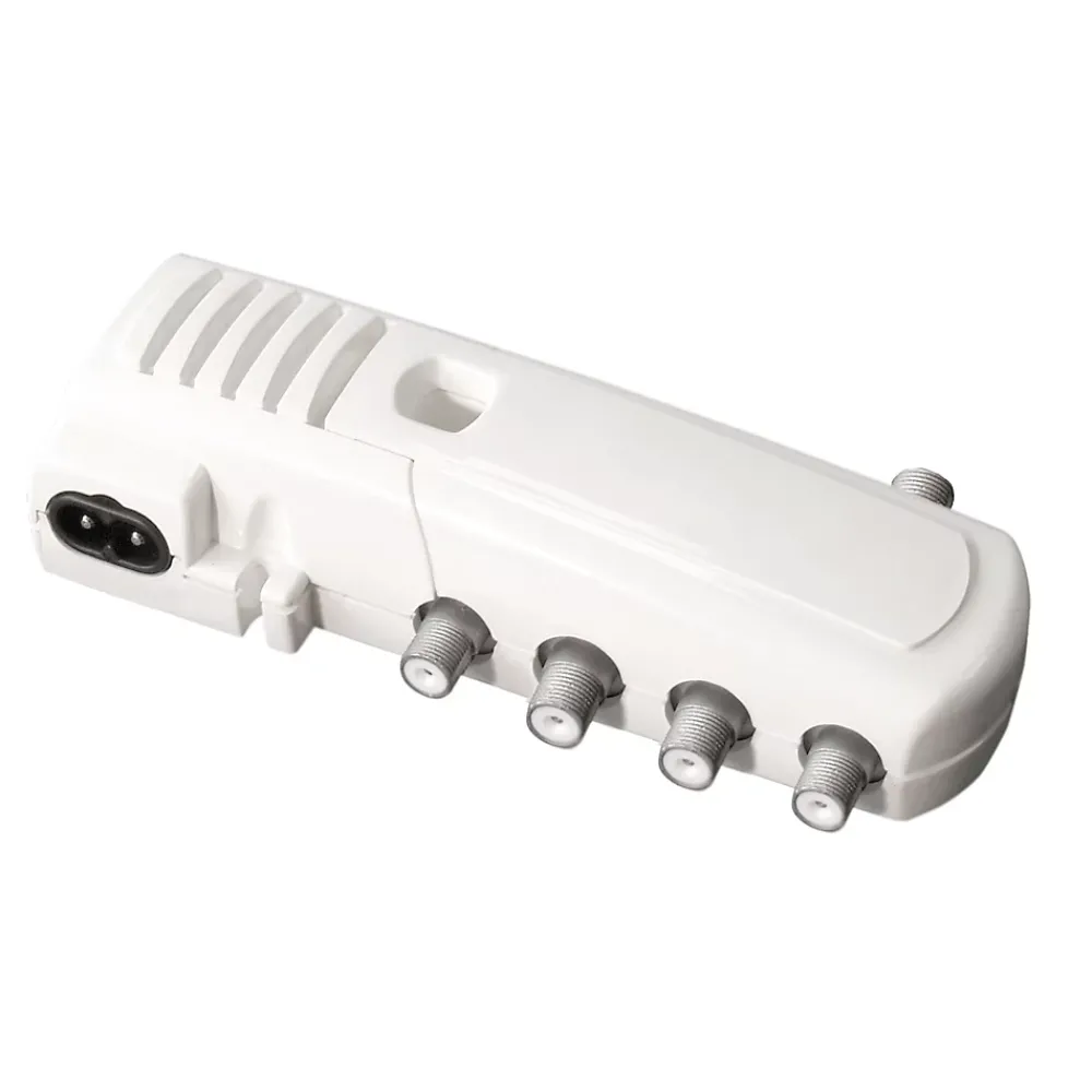 Iotronic Amplificateur Tv-Amplificateur intérieur TV 4 sorties, UHF/VHF - Fiche F