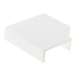 Zenitech Moulure, Goulotte Et Plinthe-Angles plats moulure 30x10mm blanc lot de 4