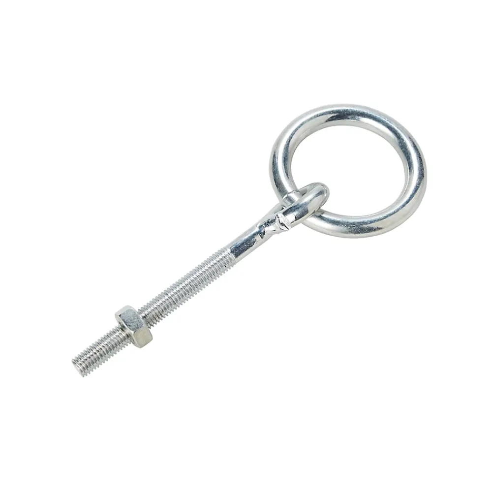 Diall Accessoire De Corde, Câble Et Chaîne-Anneau d'écurie à écrou ø10 x l. 80 mm
