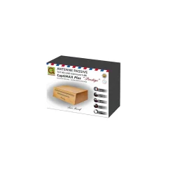 Optex Antenne, Parabole Et Fixation-ANTENGRIN Captimax Plus Prestige Antenne TNT HD Intérieur Bois Compacte