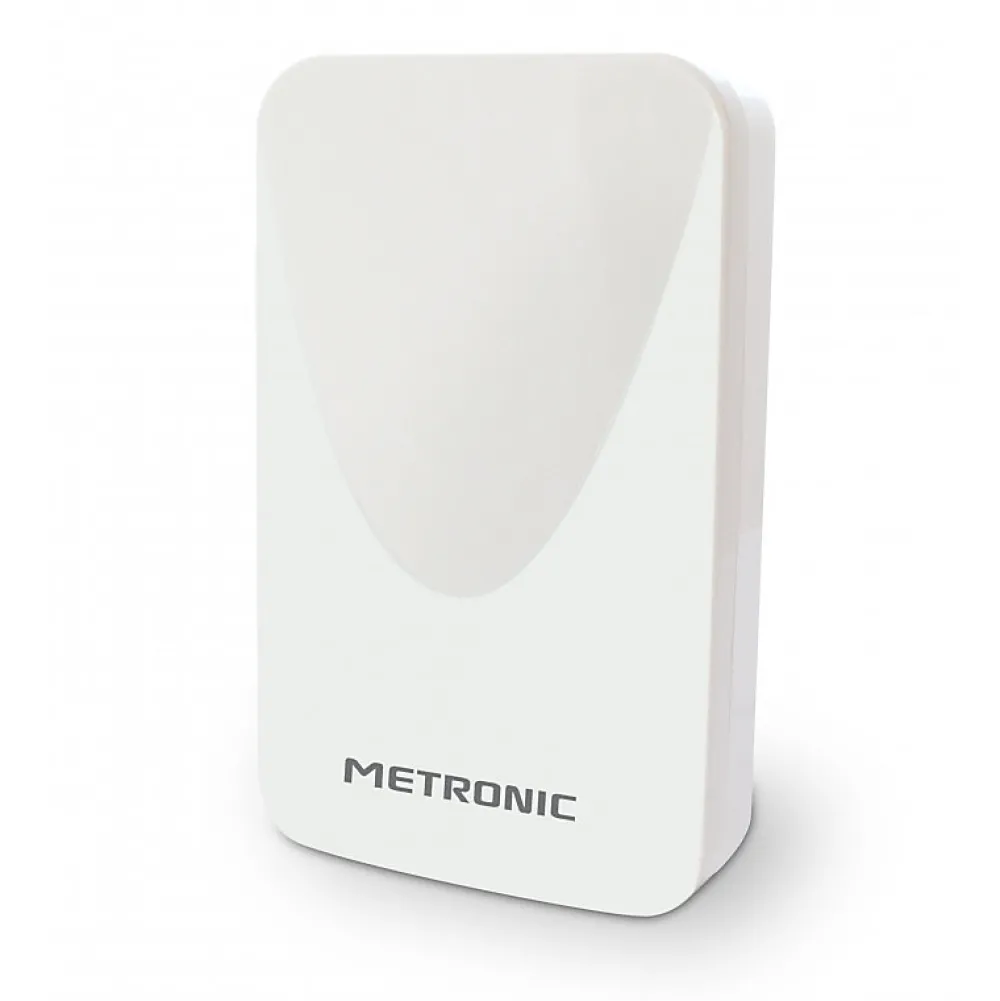 Metronic Antenne d'extérieur plate HD amplifiée 43 dB compatible 4K - blanche