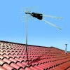 Antenne, Parabole Et Fixation-Antenne TNT DUO aluminium avec filtre 4G/5G 14dB