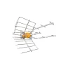 Televes 148921 Antenne TV Rateau Terrestre Ellipse UHF (C21-48) G 38dBi LTE700 + Alimentation 12V