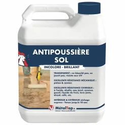 Metaltop Etanchéité Du Mur Intérieur-Anti Poussiere Sol - 1 L - Métaltop