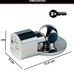 Master Lock Antivol attelage remorque universel 377EURDAT Masterlock